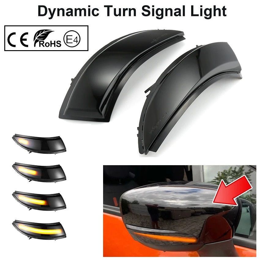 LED BOCNI DYNAMIC MIGAVCI U RETROVIZORU, TIPSKI - RENAULT - SMOKE LENS 172408 Beograd Zemun